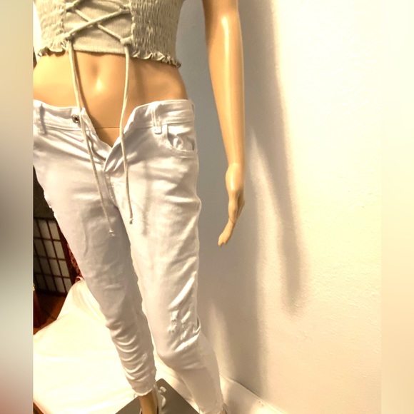 10067 Women’s White skinny jeans size 4 - Picture 7 of 11